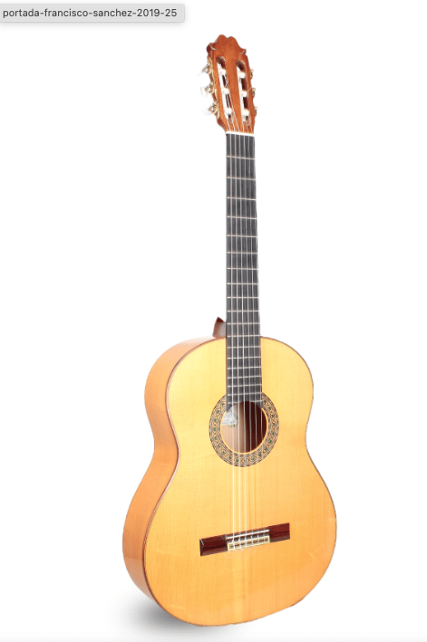 Guitarra de autor Francisco Sánchez - Vista Frontal