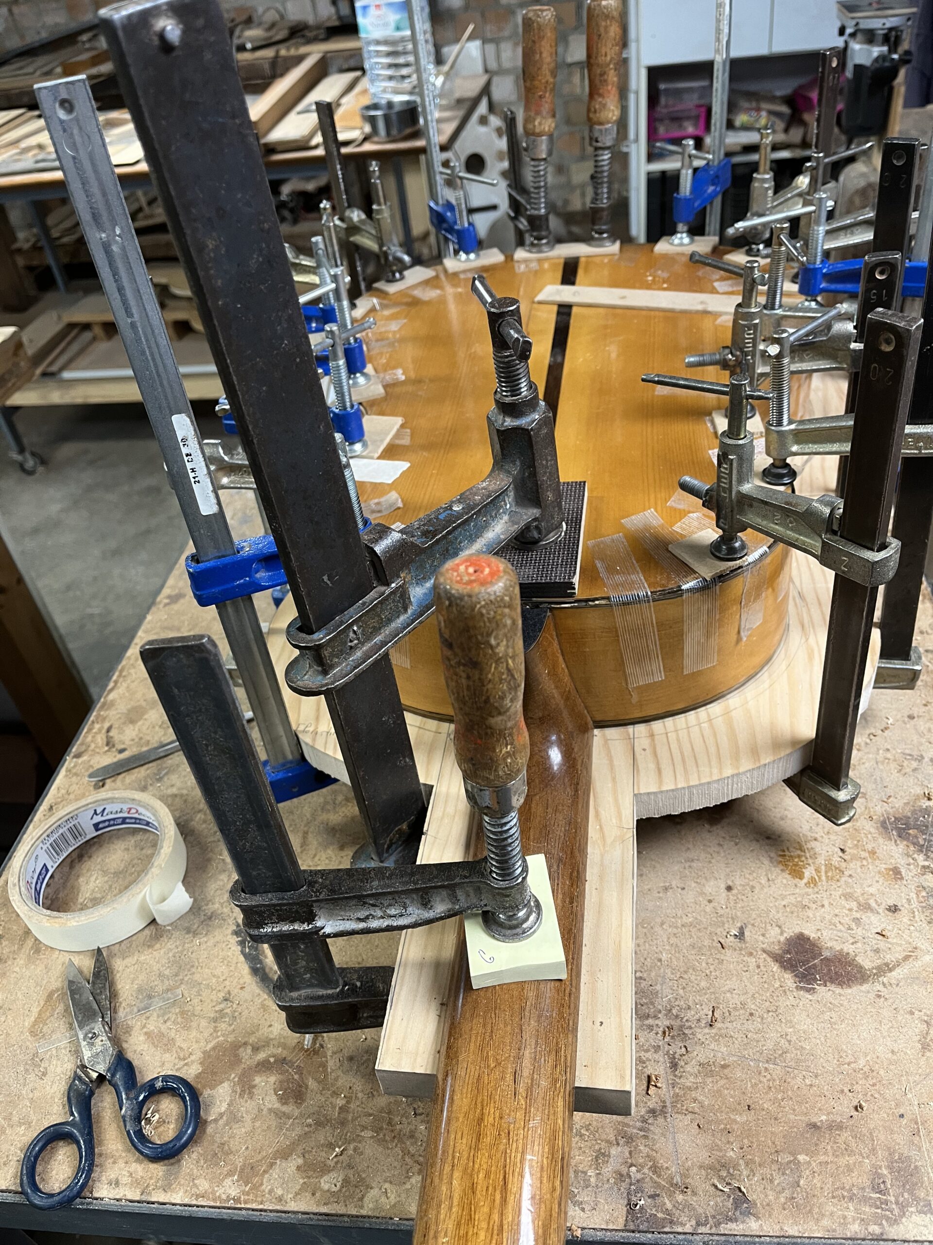 Refitting the cypress back while preserving the original bindings and purflings